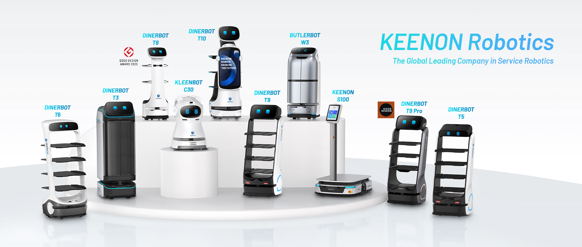 KEENON Robotics Product Lineup - Delivery and healthcare robots available at ASMO360