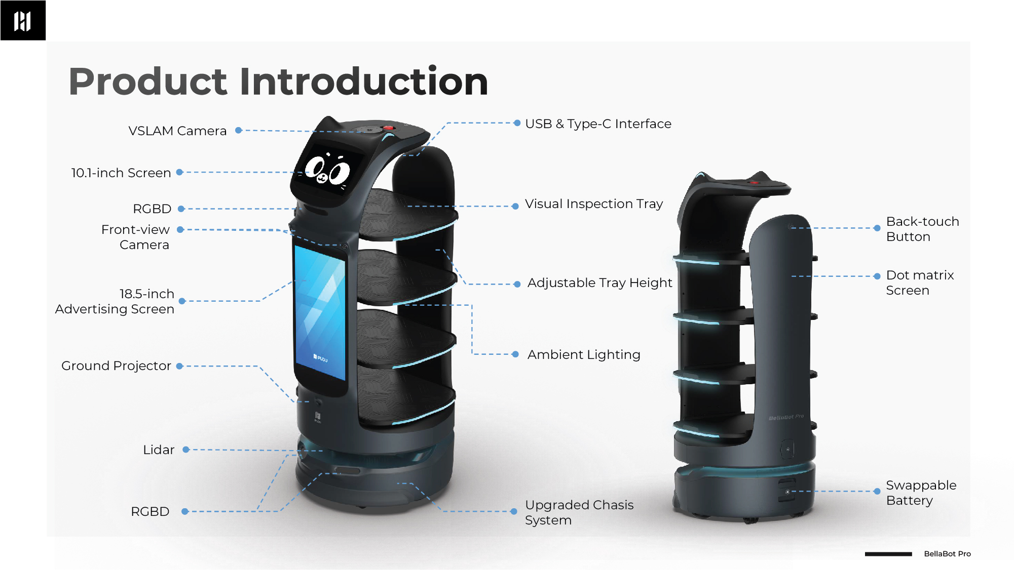 BellaBot Pro Enhanced Mobility